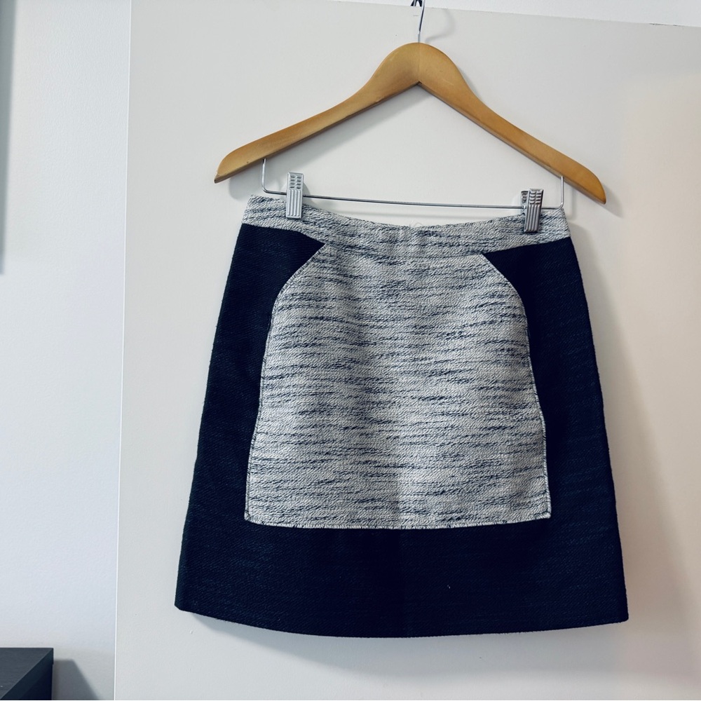 3.1 Phillip Lim Black and Gray Mini Skirt